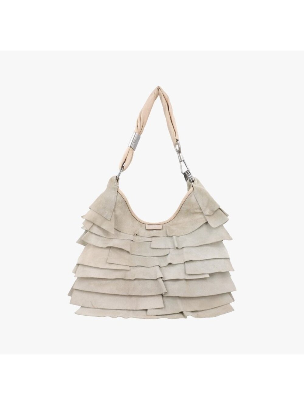 Saint Laurent Mombasa White Suede